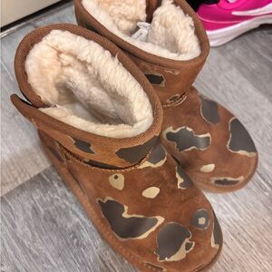 UGG Kids Brown and Tan Boots